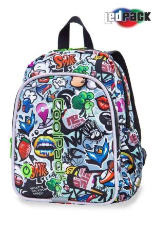 Светеща раница за детска градина COOLPACK LED Graffiti Bobby