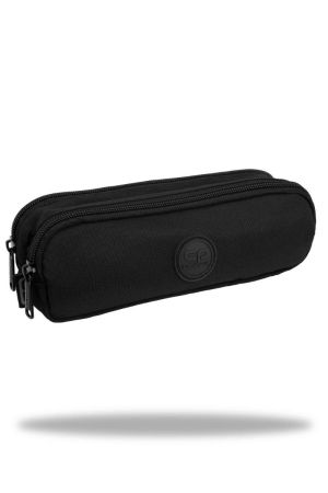 Ученически несесер с два ципа COOLPACK - CLIO - rpet BLACK