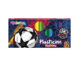Пластилин 12 цв. Football Colorino