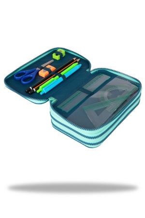Ученически несесер с пособия Coolpack - Jumper 3 - Blue Lagoon