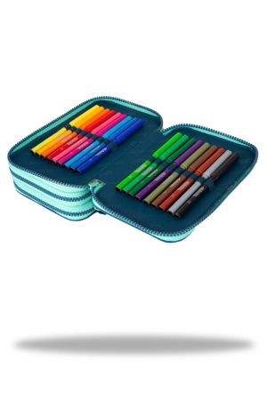 Ученически несесер с пособия Coolpack - Jumper 3 - Blue Lagoon