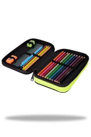 Ученически несесер с пособия Coolpack - Jumper 2 - Gradient Lemon