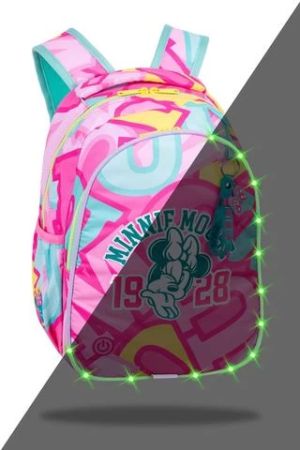 Светеща ученическа раница Coolpack - JIMMY - Minnie Mouse