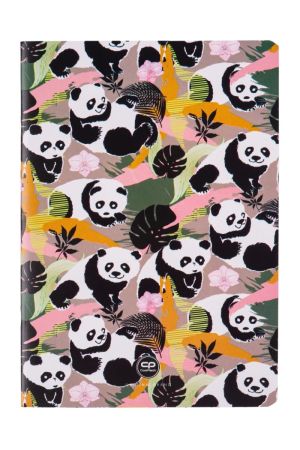 Тетрадка А5 Coolpack мека корица PP 32 л. ред Panda Gang
