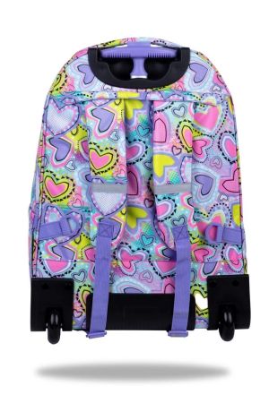 Ученическа раница на колела Coolpack - ALAN - Pastel Hearts