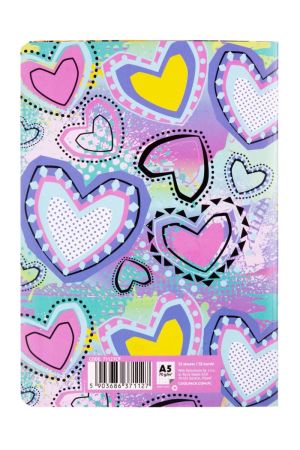 Тетрадка А5 Coolpack мека корица PP 32л. квадратчета Pastel Hearts