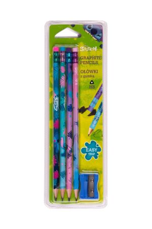 Моливи HB  4 бр. блистер Stitch