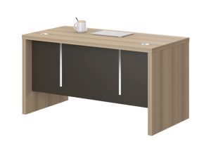 Бюро Toscana, 1400 х 700 х 750 mm, ПДЧ 40 mm, светъл дъб и сиво