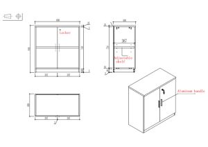 Шкаф Avrora, 800 х 400 х 840 mm, ПДЧ, бряст и бяло