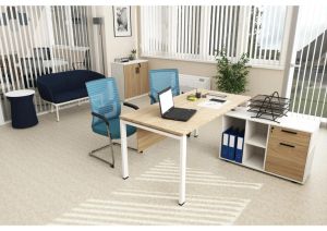 Шкаф Avrora, 1000 х 400 х 630 mm, ПДЧ, бряст и бяло