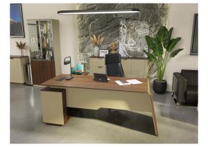 Шкаф Sahara, 1800 х 400 х 900 mm, ПДЧ, дъб и сиво