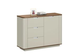 Шкаф Sahara, 1200 х 400 х 900 mm, ПДЧ, дъб и сиво