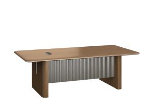 Заседателна маса Capri, 2400 х 1200 х 750 mm, орех и сиво