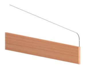 ПРЕГРАДА ЗА БЮРО PST2 СТ.160/54 Цвят лукс