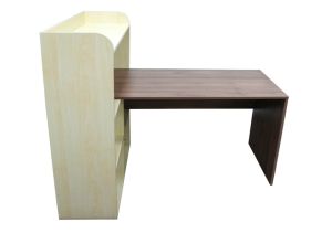 ОФИС БЮРО SLB1 С ЕТАЖЕРКА 140/100/121 18ММ.ПЛОТ