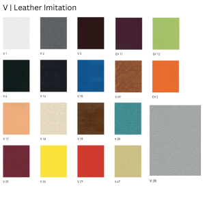 Ученически стол Tina ALU V-U  с еко кожа