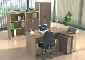 КОНТЕЙНЕР K10 С ЧЕКМЕДЖЕ И ВРАТА 41/51/60 ЦВЯТ ЛУКС