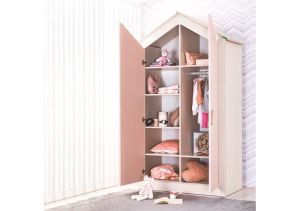 Двукрилен гардероб PINK HEAVEN