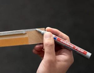 Перманентен лаков маркер edding® 750 paint marker с объл връх 2 - 4 милиметра сребрист