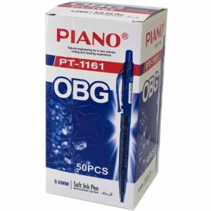 Автоматична химикалка с грип зона 0.8 PIANO PТ-1161 синя