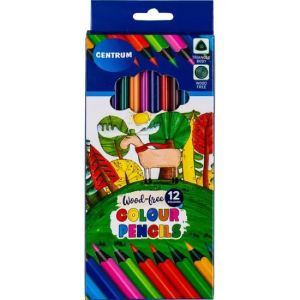 Цветни моливи 12 цвята MAGIC FOREST триъгълни CENTRUM 86141