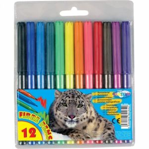 Флумастери 12 цвята ZOO CENTRUM 80164