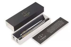 Комплект Parker Серия Royal Jotter химикалка и писалка в цвят хром/злато