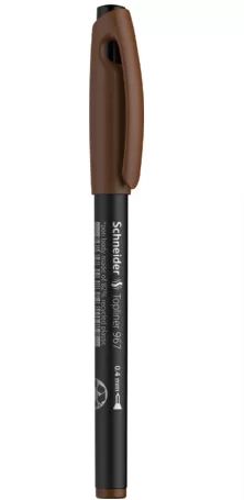 Тънкописец 0.4 SCHNEIDER Topliner 967 кафяв