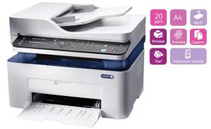 Мултифункционално лазерно устройство Xerox WorkCentre 3025 NI  монохромен  принтер/скенер/копир/факс  600x600 dpi  20стр/мин  ADF  WiFi 802.11n  LAN 10/100  USB A4