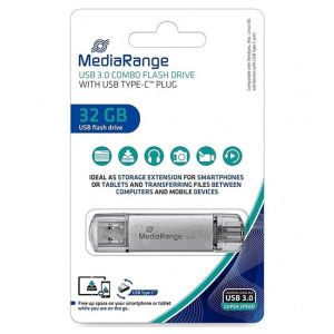 ФЛАШ ПАМЕТ MEDIARANGE 3.0 32GB OTG
