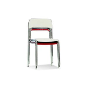 Посетителски стол, CORTINA Chrome, Син