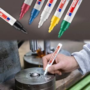 Перманентен лаков маркер edding® 750  paint marker с объл връх 2 - 4 милиметра син