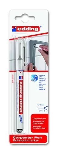 Перманентен маркер за труднодостъпни места  edding®  E-8850 с удължен връх  0.7 - 1 милиметра