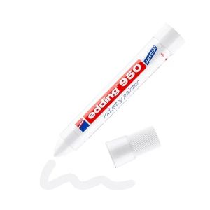 Индустриален маркер с боя  edding® industry painter 950 с объл връх 10 милетра   бял