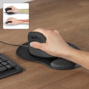 Пад за мишка текстилен HAMA Ergonomic Черен