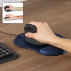 Пад за мишка текстилен  HAMA Ergonomic  Син