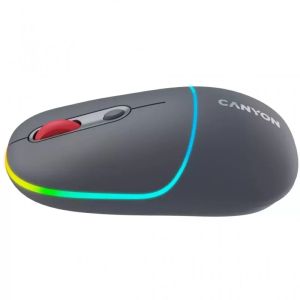 Безжична мишка тъмно сива Canyon MW-22 Dark Gray
