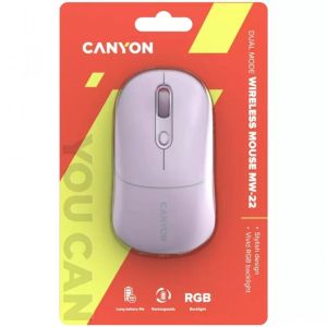 Безжична мишка розова Canyon MW-22 Pearl Roze