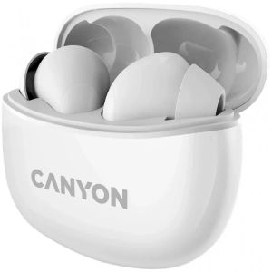 Безжични слушалки Canyon TWS-5 бели