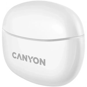 Безжични слушалки Canyon TWS-5 бели