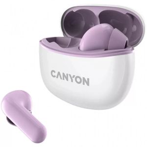 Безжични слушалки Canyon TWS-5 лилави