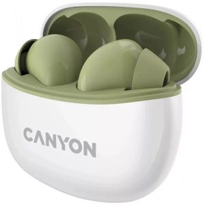 Безжични слушалки Canyon TWS-5 зелени