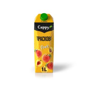Cappy Плодова напитка, праскова, 1 L, в кутия