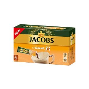 Jacobs 3in1 Разтворимо кафе Карамел, в пакетче, 16.9 g, 10 броя