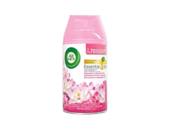 ПЪЛНИТЕЛ AIR WICK FRESHMATIC МАГНОЛИЯ И ЧЕРЕШОВ ЦВЯТ 250МЛ