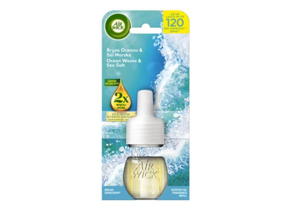 ПЪЛНИТЕЛ AIR WICK EXTRAOILS ОКЕАН И МОРСКА СОЛ 19МЛ
