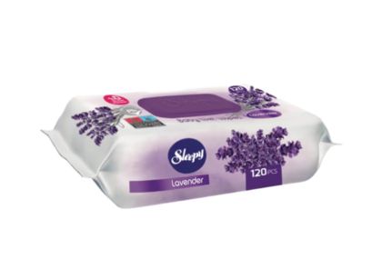 МОКРИ КЪРПИ SLEEPY ЛАВАНДУЛА, 120БР