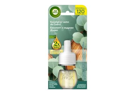 ПЪЛНИТЕЛ AIR WICK EXTRAOILS КЕДЪР И ЕВКАЛИПТ 19МЛ
