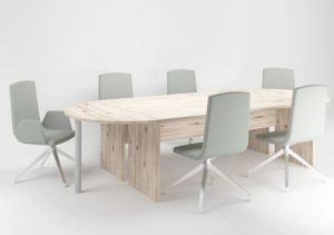 Заседателна маса ZM106, 320 x 140 x 74 см, цвят лукс