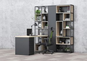 ШКАФ BOXI ЕДИНИЧЕН С ВРАТА ДОЛЕН 36/37/106.9